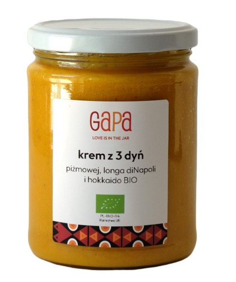 KREM Z TRZECH DYŃ - PIŻMOWEJ, LUNGA DI NAPOLI, HOKKAIDO BIO 450 g - GAPA GAPA (zupy)