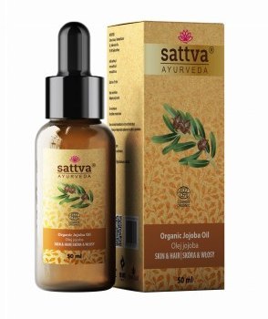 OLEJ DO CIAŁA I WŁOSÓW JOJOBA ECO 50 ml - SATTVA (AYURVEDA) SATTVA (kosmetyki ajurwedyjskie, kadzidełka)