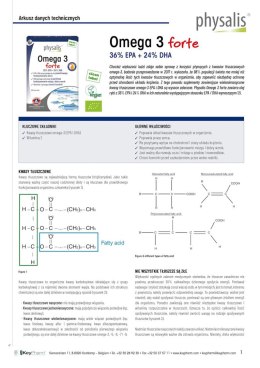 OMEGA 3 FORTE 60 KAPSUŁEK - PHYSALIS PHYSALIS (olejki eteryczne, suplementy)