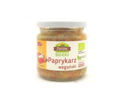 PAPRYKARZ WEGAŃSKI BEZGLUTENOWY BIO 160 g - FARMA ŚWIĘTOKRZYSKA FARMA ŚWIĘTOKRZYSKA (przetwory)