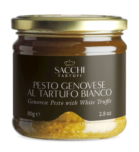 PESTO GENOVESE Z TRUFLĄ BIAŁĄ 80 g - SACCHI TARTUFI SACCHI TARTUFI (pasty, sosy, oliwy truflowe)