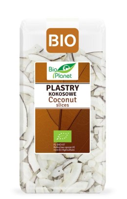 PLASTRY KOKOSOWE BIO 250 g - BIO PLANET BIO PLANET - seria BRĄZOWA (orzechy i pestki)