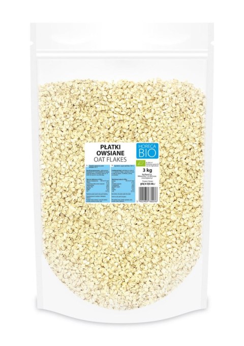 PŁATKI OWSIANE BIO 3 kg - HORECA (BIO PLANET) HORECA BIO - pozostałe