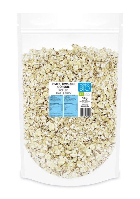 PŁATKI OWSIANE GÓRSKIE BIO 3 kg - HORECA (BIO PLANET) HORECA BIO - pozostałe