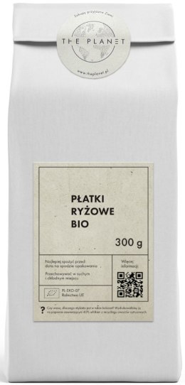 PŁATKI RYŻOWE BIO 300 g - THE PLANET THE PLANET (Zakupy przyjazne Ziemi)