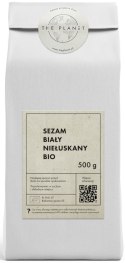 SEZAM BIAŁY NIEŁUSKANY BIO 500 g - THE PLANET THE PLANET (Zakupy przyjazne Ziemi)