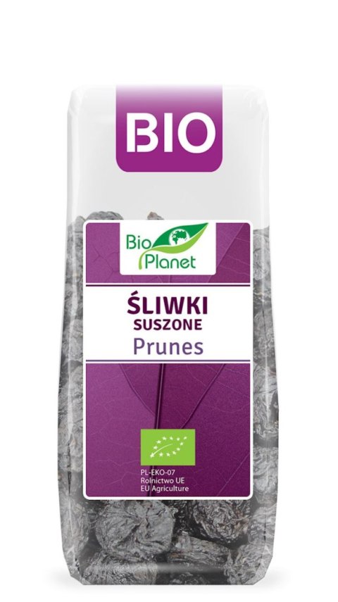 ŚLIWKI SUSZONE BIO 150 g - BIO PLANET (PRODUKT SEZONOWY) BIO PLANET - seria FIOLETOWA (owoce suszone)