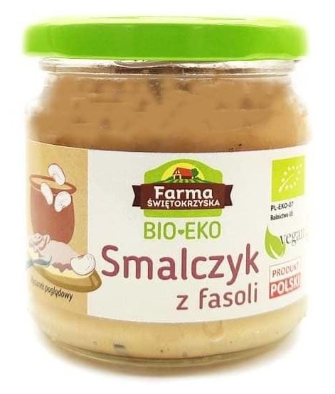 SMALCZYK Z FASOLI BEZGLUTENOWY BIO 160 g - FARMA ŚWIĘTOKRZYSKA FARMA ŚWIĘTOKRZYSKA (przetwory)