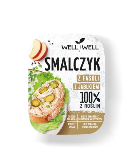 SMALCZYK Z FASOLI Z JABŁKIEM 125 g - WELL WELL WELL WELL (tofu, wędliny, pasty)