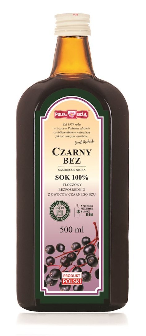 SOK Z CZARNEGO BZU NFC 500 ml - POLSKA RÓŻA POLSKA RÓŻA (soki owocowe, syropy, shoty)