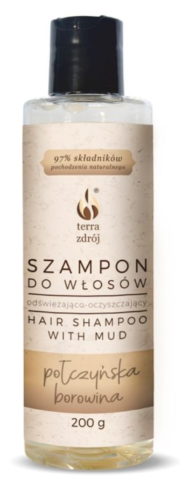 SZAMPON DO WŁOSÓW ODŚWIEŻAJĄCO - OCZYSZCZAJĄCY 200 g - TERRA ZDRÓJ (SERIA BOROWINOWA) ZZZWYPRZEDAZ