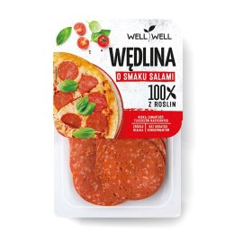 WĘDLINA ROŚLINNA O SMAKU SALAMI 100 g - WELL WELL WELL WELL (tofu, wędliny, pasty)