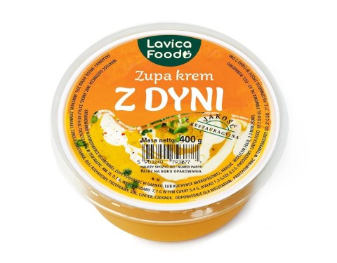 ZUPA KREM Z DYNI 400 g - LAVICA FOOD (PRODUKT SEZONOWY) LAVICA FOOD (hummusy, zupy)