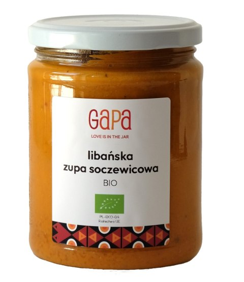 ZUPA Z SOCZEWICĄ LIBAŃSKA BIO 450 g - GAPA GAPA (zupy)