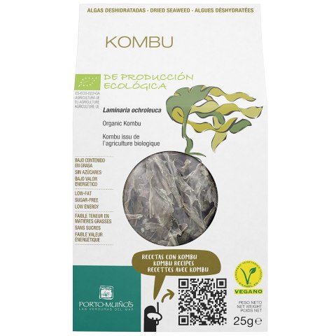 ALGI MORSKIE SUSZONE - KOMBU BIO 25 g - PORTO MUINOS PORTO MUINOS (algi morskie)