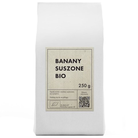 BANANY SUSZONE BIO 250 g - THE PLANET THE PLANET (Zakupy przyjazne Ziemi)