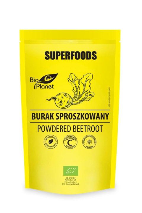 BURAK SPROSZKOWANY BIO 200 g - BIO PLANET SUPERFOODS BIO PLANET - seria SUPERFOODS