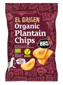 CHIPSY Z PLANTANA BBQ BEZGLUTENOWE BIO 80 g - EL ORIGEN EL ORIGEN (chipsy)
