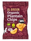 CHIPSY Z PLANTANA BBQ BEZGLUTENOWE BIO 80 g - EL ORIGEN EL ORIGEN (chipsy)