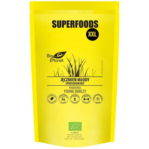 JĘCZMIEŃ MŁODY SPROSZKOWANY BIO 400 g - BIO PLANET SUPERFOODS BIO PLANET - seria SUPERFOODS