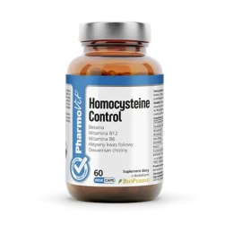 KAPSUŁKI NA METABOLIZM HOMOCYSTEINY (HOMOCYSTEINE CONTROL) BEZGLUTENOWE 60 szt. - PHARMOVIT (CLEAN LABEL) PHARMOVIT (suplementy diety)