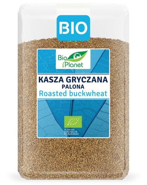 KASZA GRYCZANA PALONA BIO 2 kg - BIO PLANET BIO PLANET - seria NIEBIESKA (ryże, kasze, ziarna)