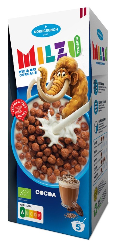 KULKI PROTEINOWE KAKAOWE BIO 150 g - NORDCRUNCH (MILZU) NORDCRUNCH (chrupki, produkty śniadaniowe)