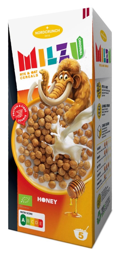 KULKI PROTEINOWE MIODOWE BIO 150 g - NORDCRUNCH (MILZU) NORDCRUNCH (chrupki, produkty śniadaniowe)