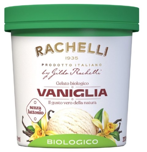 LODY WANILIOWE BEZ LAKTOZY FAIR TRADE BEZGLUTENOWE BIO 500 ml - RACHELLI ICE CREAM RACHELLI ICE CREAM (MROŻONKI - lody)