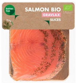 ŁOSOŚ ATLANTYCKI PLASTRY GRAVLAX Z KOPREM BIO 100 g - BETTER FISH BETTER FISH (ryby i owoce morza, w tym MROŻONKI)