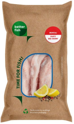 MINTAJ FILET BEZ SKÓRY MROŻONY 450 g - BETTER FISH BETTER FISH (ryby i owoce morza, w tym MROŻONKI)