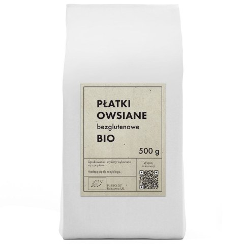 PŁATKI OWSIANE BEZGLUTENOWE BIO 500 g - THE PLANET THE PLANET (Zakupy przyjazne Ziemi)