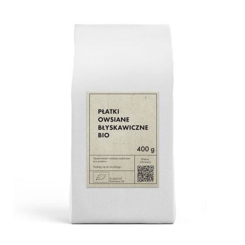 PŁATKI OWSIANE BŁYSKAWICZNE BIO 400 g - THE PLANET THE PLANET (Zakupy przyjazne Ziemi)