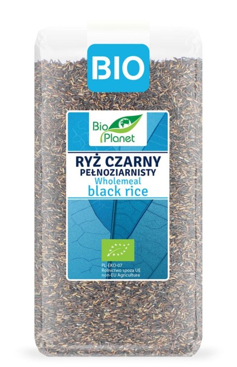 RYŻ CZARNY PEŁNOZIARNISTY BIO 500 g - BIO PLANET BIO PLANET - seria NIEBIESKA (ryże, kasze, ziarna)