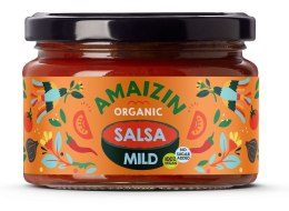 SOS SALSA ŁAGODNY BEZGLUTENOWY BIO 260 g - AMAIZIN AMAIZIN (napoje kokosowe, tortilla, chipsy, inne)