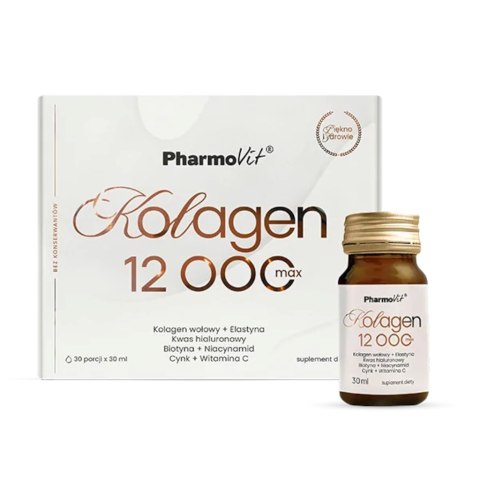 KOLAGEN (12 000 mg) SHOT BEZGLUTENOWY 30 ml - PHARMOVIT PHARMOVIT (suplementy diety)