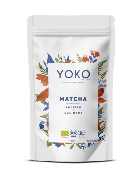 HERBATA ZIELONA MATCHA JAPOŃSKA BARISTA + KULINARNA BEZGLUTENOWA BIO 100 g - YOKO VIGO YOKO (kombucha)