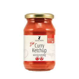 KETCHUP CURRY BEZGLUTENOWY BIO 250 ml - SANCHON SANCHON (sosy, przyprawy w płynie)
