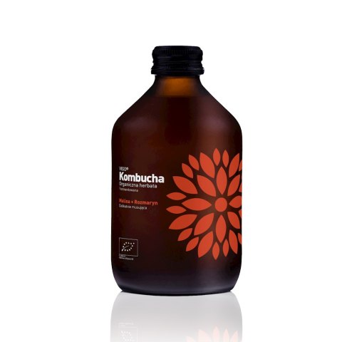KOMBUCHA Z MALINĄ I ROZMARYNEM BEZGLUTENOWA BIO 330 ml - VIGO VIGO YOKO (kombucha)