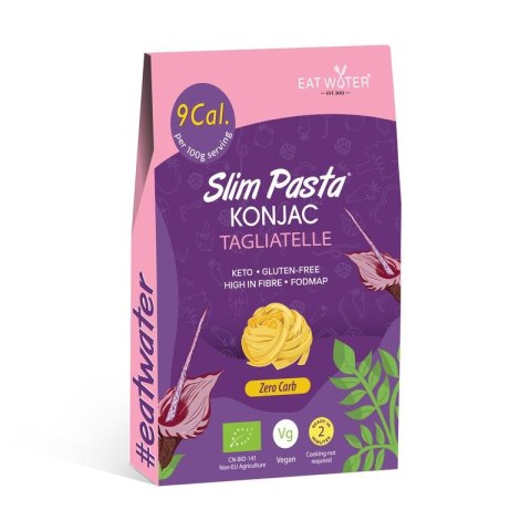 MAKARON (KONJAC) TAGLIATELLE BEZGLUTENOWY BIO 270 g (200 g) - SLIM (EAT WATER) SLIM (makarony z tapioki i konjac)