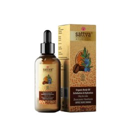 OLEJEK DO CIAŁA KAWA I POMARAŃCZA ZŁUSZCZANIE I NAWILŻANIE ECO 100 ml - SATTVA (AYURVEDA) SATTVA (kosmetyki ajurwedyjskie, kadzidełka)