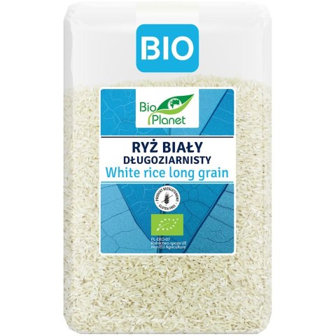 RYŻ BIAŁY DŁUGOZIARNISTY BEZGLUTENOWY BIO 2 kg - BIO PLANET BIO PLANET - seria NIEBIESKA (ryże, kasze, ziarna)