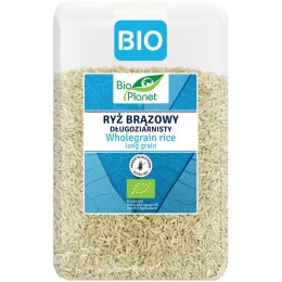 RYŻ BRĄZOWY DŁUGOZIARNISTY BEZGLUTENOWY BIO 2 kg - BIO PLANET BIO PLANET - seria NIEBIESKA (ryże, kasze, ziarna)