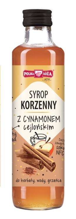 SYROP KORZENNY Z CYNAMONEM 250 ml - POLSKA RÓŻA POLSKA RÓŻA (soki owocowe, syropy, shoty)