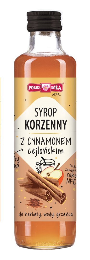 SYROP KORZENNY Z CYNAMONEM 250 ml - POLSKA RÓŻA POLSKA RÓŻA (soki owocowe, syropy, shoty)