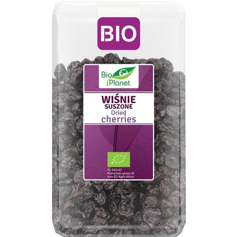 WIŚNIE SUSZONE BIO 1 kg - BIO PLANET BIO PLANET - seria FIOLETOWA (owoce suszone)