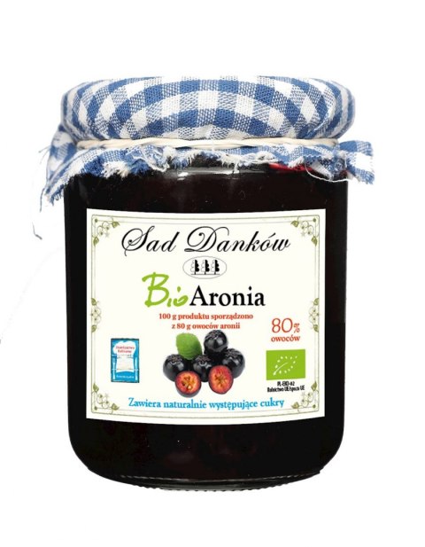 ARONIA 80 % BIO 260 g - SAD DANKÓW SAD DANKÓW (przetwory owocowe)