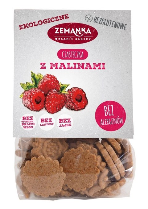 CIASTKA MALINOWE BEZGLUTENOWE BIO 100 g - ZEMANKA ZEMANKA (ciastka)