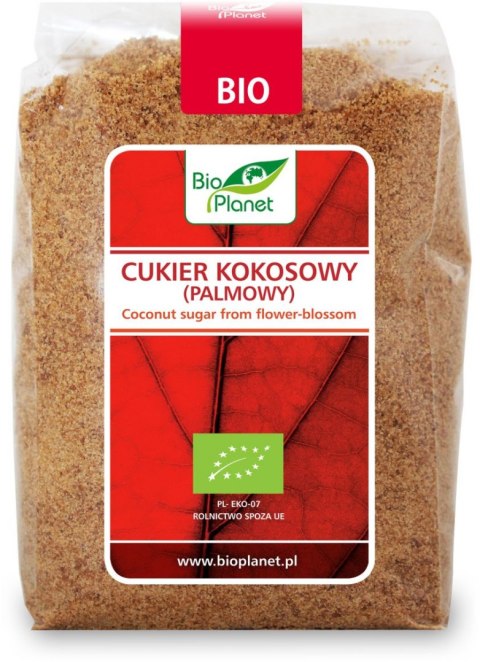 CUKIER KOKOSOWY BIO 300 g - BIO PLANET BIO PLANET - seria CZERWONA (cukry, syropy)