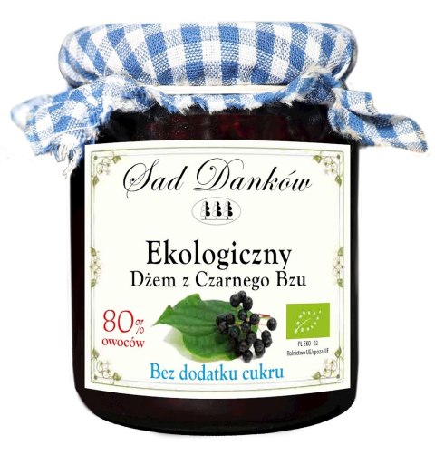 CZARNY BEZ 80 % BIO 260 g - SAD DANKÓW SAD DANKÓW (przetwory owocowe)